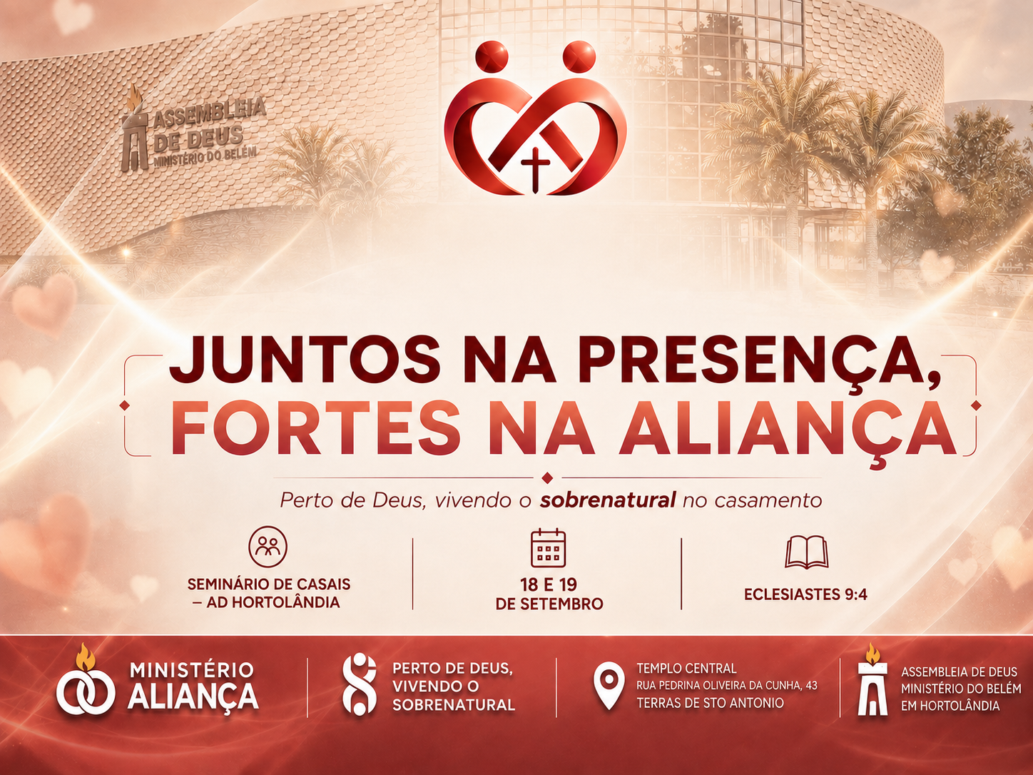 Cartaz oficial — Juntos na Presença, Fortes na Aliança